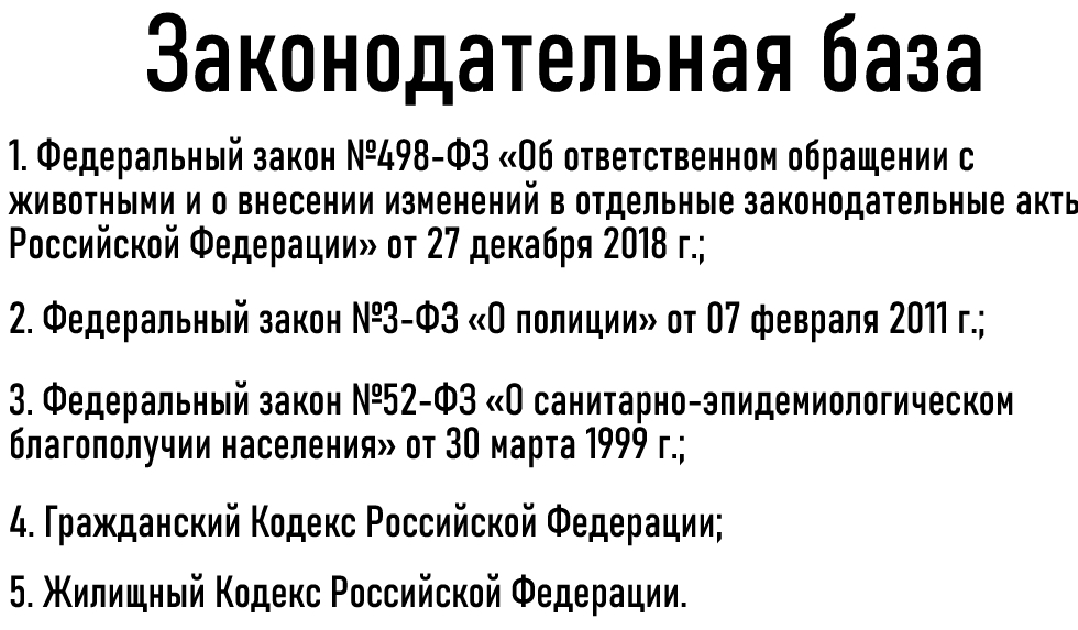 Законодательная база при формировании жалобы на лай соседской собаки